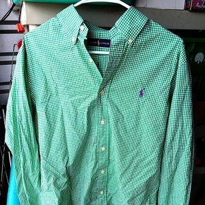 Long sleeve polo button up